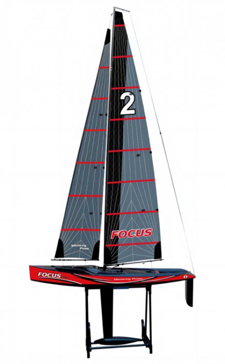 Joysway Focus V3 Segelbåt 1M RTR Röd