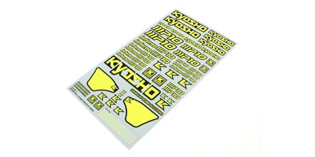 Kyosho Decal Sheet Kyosho Inferno MP10 (F-Yellow)