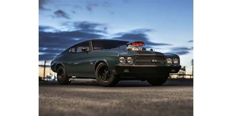 Kyosho 1/10 Chevrolet Chevelle 1970 Supercharge, Carrosserie Peinte Et Décorée, Set Complet
