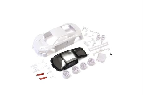 Kyosho Audi R8 LMS 2015 White body set(w/Wheels) MZN189