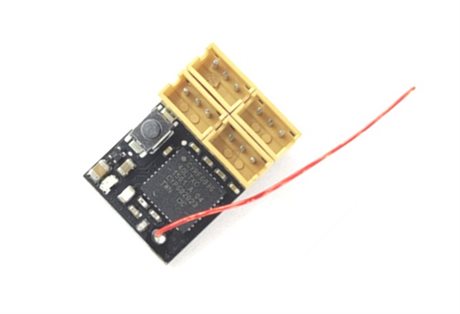 RC KEY MICRO 2.4GHZ FHSS-4 4 CHANNEL RECEIVER - NANO (SANWA COMPATIBLE)