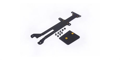Koswork Carbon Radio Plate & ESC Mount Koswork 2.0mm - Optima Mid