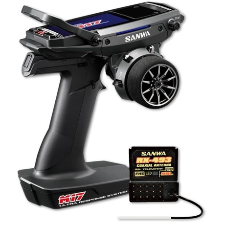 Sanwa M17 Radio + RX-493i Receiver & Preinstalled Battery