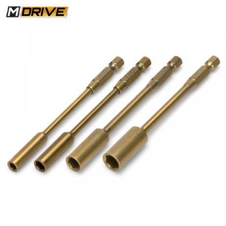 M-Drive Power Tool Bits Set Mutter 4, 5.5, 7 & 8mm