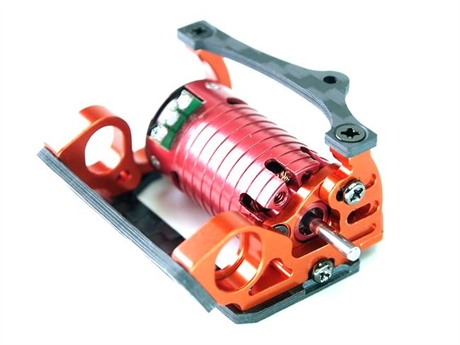 PN Racing Mini-Z V5 LCG 98mm Motor Mount (Orange)