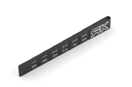 Marka 1:28 Mini-Z Car Ride Height Gauge 1.5 to 2.6 mm