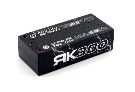Marka Racing Lipo 2S 7.4V 380mAh 70C Hard-case Battery