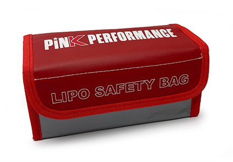 Pink Performance LiPo Battery Safety Bag MEDIUM (185x75x65mm)