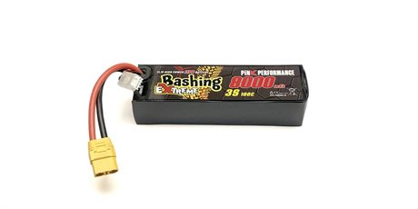 Pink Extreme Bashing LiPo 3S 11.1V-8000-100C Multi 157x47x34mm 515g