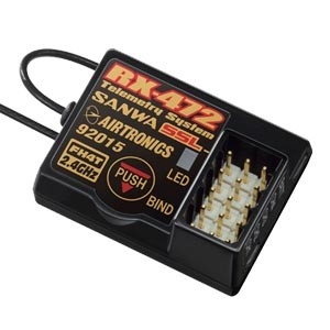 Sanwa RX-472 4 CHANNEL/2,4GHZ TELEMETRY / SSL 