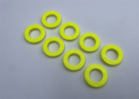 Reflex Racing Speed Dish Side Wall Plate Set (22.40,22.60,22.80,23.00) - Yellow