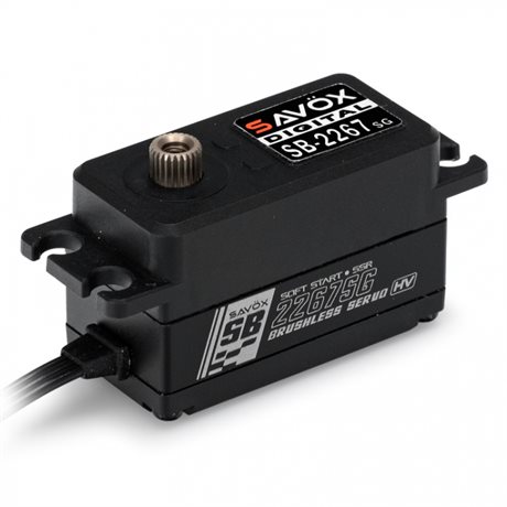 Savöx SB-2267SG Servo 23Kg 0.08s HV Alu Brushless Lågt Ståldrev