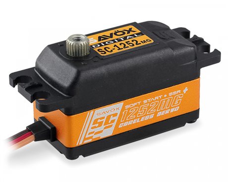 SAVÖX SC-1252MG Plus - Metal-Geared High-Speed Digital Low-Profile Servo V2