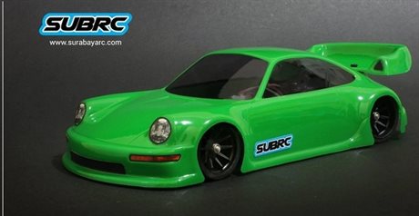 SUBRC SBRC-B007 - 1/28 LEXAN TOURING BODY HIBIKI (98MM W/B) - 0.7MM Model: SBRC-B007