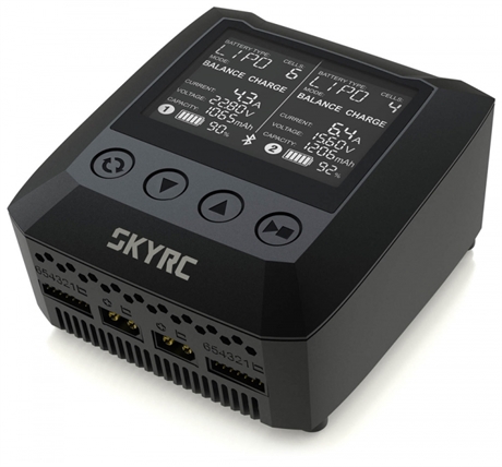 SkyRc B6 Nano Duo Laddare 1-6S 240VAC 2X100W