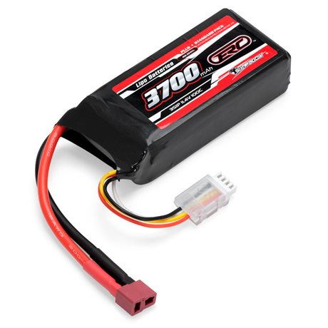 Sunpadow Li-Po Batteri 3S 11.4V 3700mAh 100C HV T-Kontakt