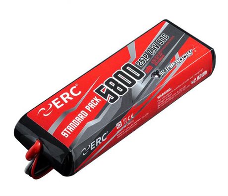 Sunpadow Li-Po Batteri 2S 7,4V 5800mAh 90C T-Kontakt