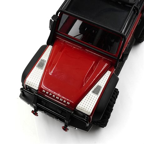 YEAH RACING STAINLESS STEEL FRONT HOOD SIDE DIAMOND PLATE FITS TRX-4M DEFENDER