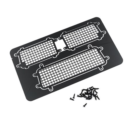 YEAH RACING STAINLESS STEEL WINDOW GUARD FITS TRAXXAS TRX-4M BRONCO