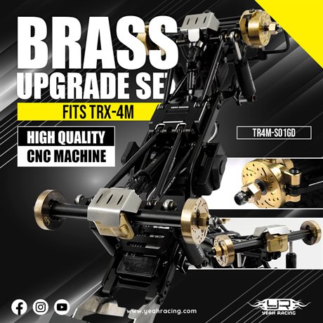 Yeah Racing BRASS UPGRADE SET FITS TRX-4M