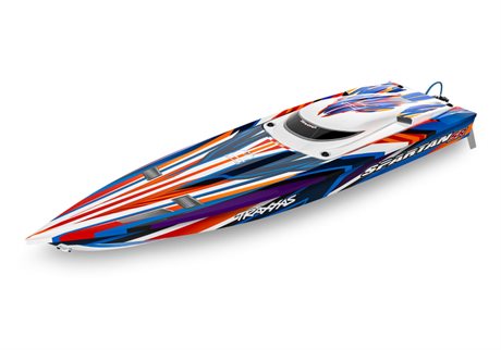 Traxxas Spartan-SR BL TQi TSM Self-Righting Utan Batteri & Laddare Orange