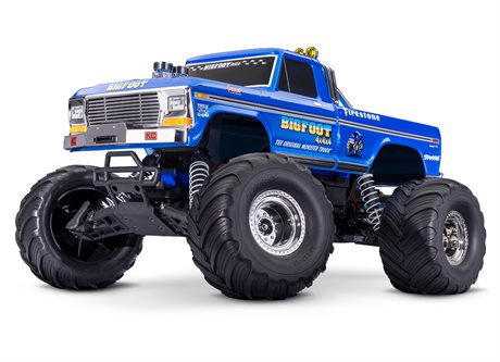 Traxxas BIGFOOT No.1 1/10 RTR TQ EHD USB-C Laddare/ 7 cell NiMH 3000mAh