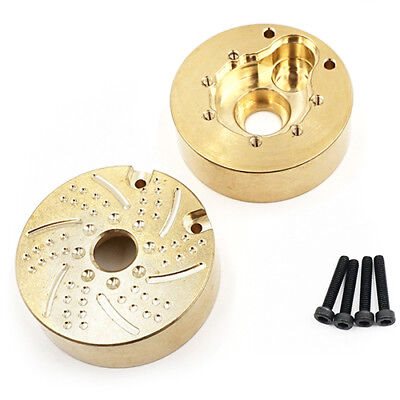 Yeah Racing Brass 118g Portal Cover Front or Rear 2pcs Fits TRX-4 TRX-6
