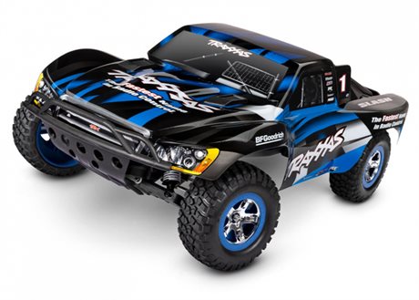 Traxxas Slash 2WD 1/10 RTR TQ Blå Clipless USB - Med Batteri/Laddare