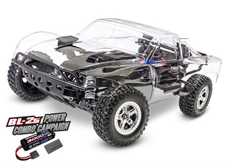 Traxxas Slash 2WD 1/10 Byggsats med Elektronik BL-2S EHD  Clipless utan Batt/ Laddare