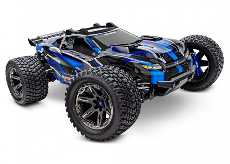 Traxxas Rustler 4x4 Ultimate VXL 1/10 RTR TQ Blå