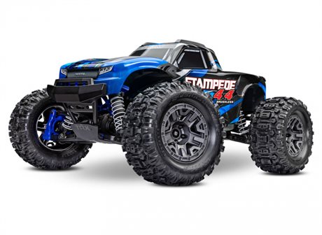 Traxxas Stampede 4x4 1/10 RTR TQ BL-2s Blå