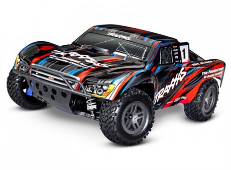 Traxxas Slash 4x4 1/10 RTR TQ BL-2s Röd
