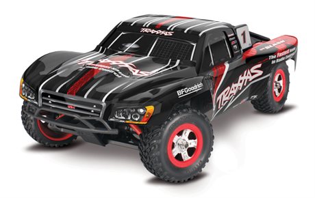 Traxxas Slash 4x4 1/16 RTR TQ Svart USB-C Med Batt/Laddare
