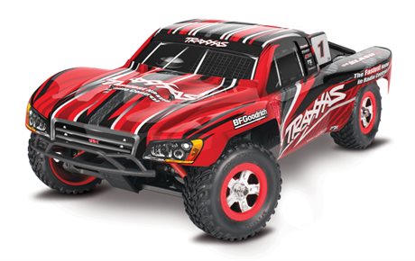 Traxxas Slash 4x4 1/16 RTR TQ Röd USB-C Med Batt/Laddare