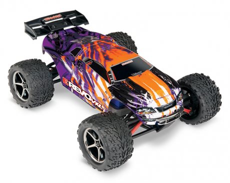 Traxxas E-Revo 1/16 VXL 4WD RTR TQi TSM Lila - USB Med Batt/Laddare