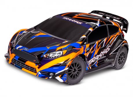 Traxxas Ford Fiesta Rally 1/10 VXL 4WD RTR TQ Orange