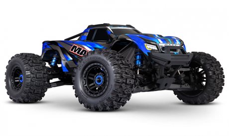Traxxas MAXX med WideMAXX 4x4 1/10 RTR TQi TSM Blå