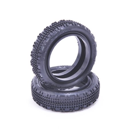 Schumacher Fusion Slim - 1/10 2WD Tyres - Front- Yellow - pr