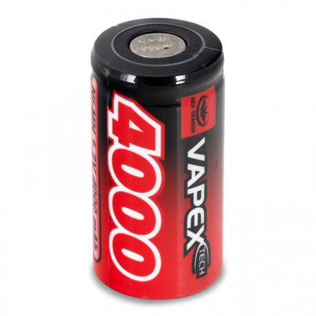 Vapex NiMH Batteri 1,2V 4000mAh Sub-C (utan Lödöron)
