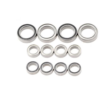 MONACORC BALL BEARINGS BLACK KIT FOR XRAY X4 (12PCS)