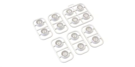 Kyosho Multi Offset Wheel Set(White/AWD/14pcs.) MDH100W