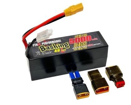 Pink Bashing LiPo 4S 14.8V-5000-50C (Multi) 139x47x49mm 590g