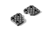 Xray raphite Extension for Steering Block 2.5mm - 0 Slot