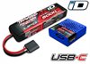 Traxxas Laddare USB-C och 3S 11,1v 5000mAh LiPo Batteri Combo