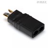 DynoMAX Kontakt Adapter T-Plug (hane) - TRX (hona)