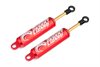 Yeah Racing 90mm Desert Lizard Stage Internal Spring Damper Pair For Crawler (2pcs, Red)