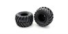 Kyosho Pre-Glued High Grip Soft Tires (2) EP MadVan