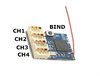 RC KEY MICRO 2.4GHZ FHSS 4 CHANNEL RECEIVER (KO PROPO COMPATIBLE) 