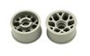  Marka Racing 1:28 Mini-Z 2WD CNC Delrin Flanged REAR Wheel 11x20mm +3 Offset (LIGHT GREY)
