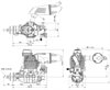 O.S. GF30II 30cc 4-Takts Bensinmotor med Ljuddämpare